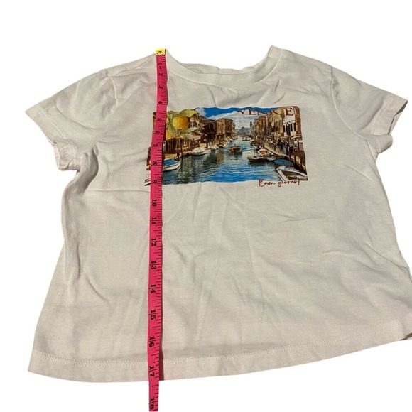 Wild Fable Women's Venice Graphic White Crop Top Size S - Picture 11 of 12